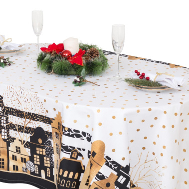 Скатерть "Этель.Золотой город" НГ 147*180 см 3629012 - Сима-ленд - фото в интернет-магазине Арктика