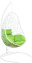 Кресло подвесное LESET АЖУР (белый/зел.яблоко) - Импэкс - фото в интернет-магазине Арктика
