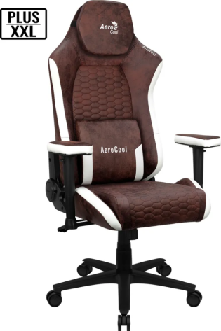 Кресло для геймеров Aerocool Crown Plus AeroSuede Burgundy Red (красное) - фото в интернет-магазине Арктика