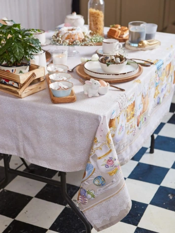 Скатерть "Пасхальные куличи" ПСХ 4778292 220*147 см  - Сима-ленд - фото в интернет-магазине Арктика