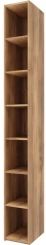 Прихожая "Лаура" 464.21 стеллаж (27,8*239*39,4) (дуб барокко) - Столлайн - каталог товаров магазина Арктика