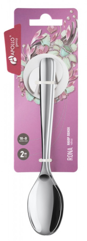 Набор чайных ложек "Rona" RON-52 2 пр - Аполло - фото в интернет-магазине Арктика