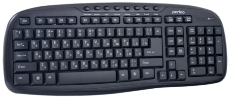 Клавиатура беспров. Perfeo ELLIPSE (PF_5192) (черная) USB - фото в интернет-магазине Арктика