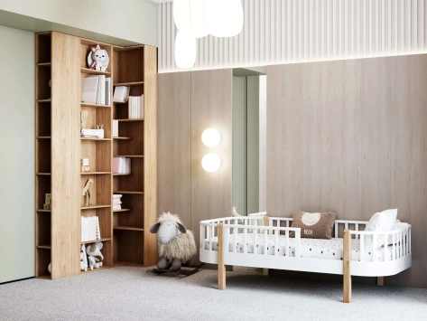 Кровать "Лия" кровать одноярусная (Белая/прозрачная) - Мебельград - фото в интернет-магазине Арктика