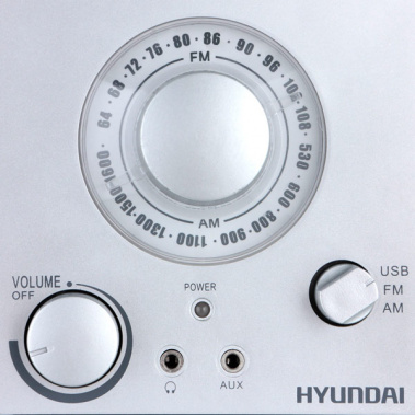 Радиоприемник Hyundai H-SRS200 вишня - фото в интернет-магазине Арктика