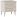 Спальня "Орландо" (ОР-306.04) тумба прикроватная (Ярко серый) - Ангстрем - каталог товаров магазина Арктика