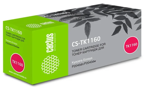 Картридж CACTUS CS-TK1160 Kyocera P2040dn/2040dw - фото в интернет-магазине Арктика