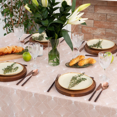 Скатерть Доляна "Geometry" 7533941 144*250 см - Сима-ленд - фото в интернет-магазине Арктика