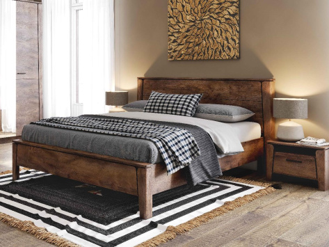 Спальня "Мальта" кровать 160*200 (таксония) - Мебельград - фото в интернет-магазине Арктика