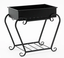 Мангал 500, низкая подставка, 8 кг,толщина металла  2,5 мм, 60 х 33 х 56 см  1410854 - Сима-ленд - каталог товаров магазина Арктика