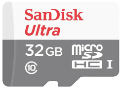 Флеш Sandisk 32Gb MicroSDHC (SDSQUNR-032G-GN3MN) class 10 - каталог товаров магазина Арктика