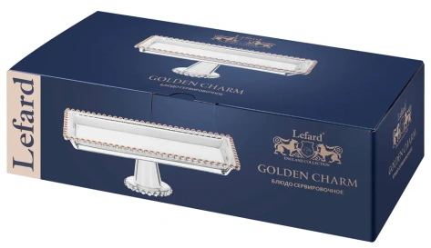 Блюдо сервировочное "Golden charm" 345-506 30 см - Арти М - фото в интернет-магазине Арктика
