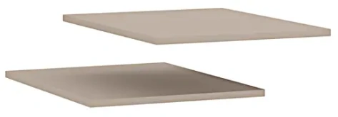 Спальня "Кантри" (КА-009.00) комплект полок (Кашемир серый) - Ангстрем - фото в интернет-магазине Арктика