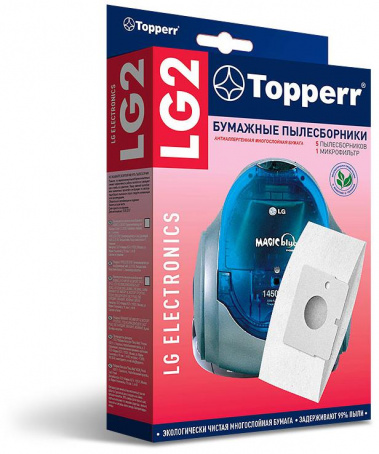 Фильтр для пылесоса Topperr LG2 - фото в интернет-магазине Арктика