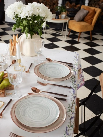 Скатерть "Этель" Цыплята и куличи ПСХ 6261131 147*220 см   - Сима-ленд - фото в интернет-магазине Арктика