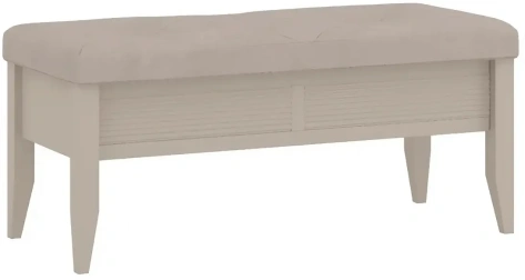 Спальня "Кантри" (КА-910.02) банкетка (Кашемир серый/Avelina (9573)) - Ангстрем - фото в интернет-магазине Арктика