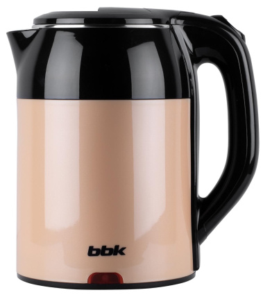 Чайник BBK EK1709P черный/бежевый - фото в интернет-магазине Арктика