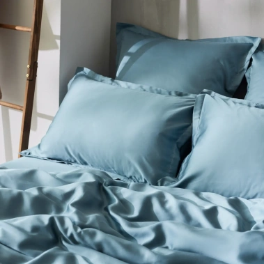 Пододеяльник SL Home Tencel 200*220 см , цв. серо-голубой 10285317 - Сима-ленд - фото в интернет-магазине Арктика