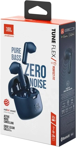 Наушники JBL Tune Flex Blue (JBLTFLEXBLU) TWS - фото в интернет-магазине Арктика