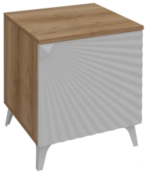 Спальня "Лео" ПМ-388.03.00.000 исп.2 тумба правая (Сантьяго софт/Яблоня Беллуно) - ВКДП - каталог товаров магазина Арктика