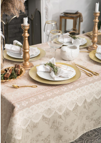 Скатерть "Доляна" 145*145 см 1972212 - Сима-ленд - фото в интернет-магазине Арктика