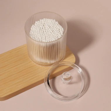 Органайзер д/ватных палочек с крышкой d9,5*12 см 10518944 - Сима-ленд - фото в интернет-магазине Арктика