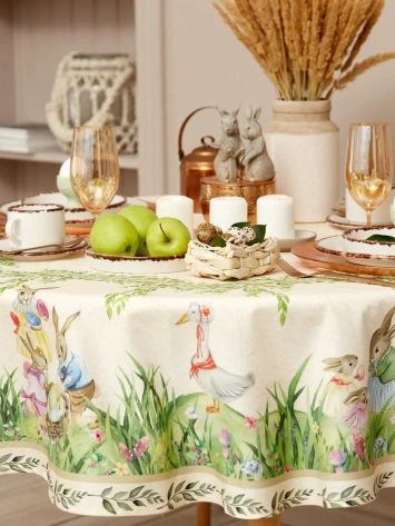 Скатерть "Этель" Easter D=214 см 6254814 - Сима-ленд - фото в интернет-магазине Арктика