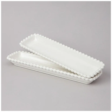 Блюдо прямоугольное "PEARL" 761-098 29 см - Арти М - фото в интернет-магазине Арктика