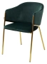 Стул DILL UDC8158 (BLUVEL-78 / GOLD) - М-Сити