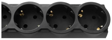 Сетевой фильтр CBR CSF 2505-5м (черный) - фото в интернет-магазине Арктика