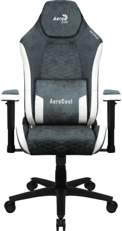 Кресло для геймеров Aerocool Crown AeroSuede Steel Blue (синее) - фото в интернет-магазине Арктика