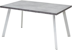 Стол обеденный BRICK M 140 (БЕТОН ПОРТЛЕНД/ БЕЛЫЙ) - М-Сити - каталог товаров магазина Арктика