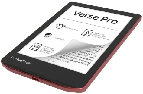 Электронная книга PocketBook 634 Verse Pro Passion Red (PB634-3-WW) - фото в интернет-магазине Арктика