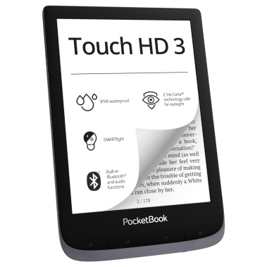 Электронная книга PocketBook 632 Touch HD 3 Metallic Grey (PB632-J-WW) - фото в интернет-магазине Арктика