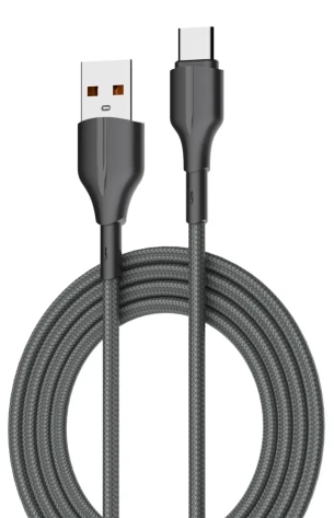 Кабель LDNIO LS851 USB-Type-C 1m 25W Gray (LD_B4586) - фото в интернет-магазине Арктика