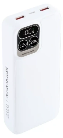 Аккумулятор внешний Perfeo Powerbank Atomic Age 20000 mAh Белый (PF_E1475) - фото в интернет-магазине Арктика