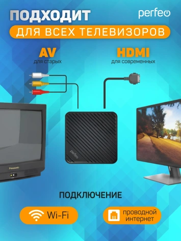 Смарт приставка Perfeo Logic  2+8Gb (PF_A4554) - фото в интернет-магазине Арктика