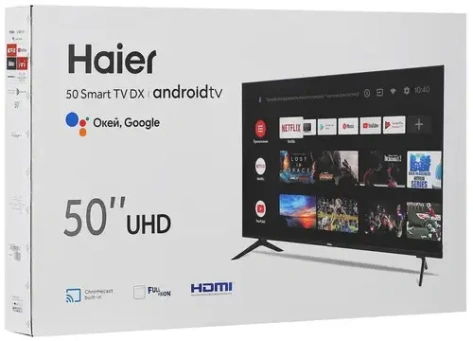Телевизор Haier 50 Smart TV DX UHD - фото в интернет-магазине Арктика