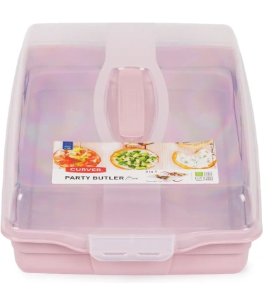 Контейнер прямоугольный большой GRAND CHEF 00415-X51-00 розовый - Безант М - фото в интернет-магазине Арктика