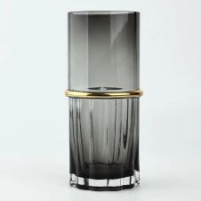 Ваза "Тренди" из черного стекла 24*11*11 см 10547465 - Сима-ленд - каталог товаров магазина Арктика