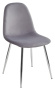 Стул PESCARA (UF910-05 DARK GREY/CHROME) - М-Сити