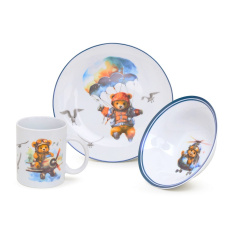 Набор посуды 14185 3 пр.(фарфор) - Фиссман - каталог товаров магазина Арктика