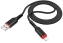 Кабель Hoco X59 USB-Lightning 1m 2.4A Нейлон черный - фото в интернет-магазине Арктика