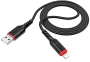 Кабель Hoco X59 USB-Lightning 1m 2.4A Нейлон черный