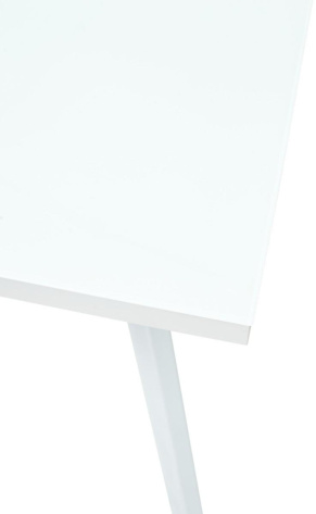 Стол обеденный ФИН 120 (белый стекло/белый) - М-Сити - фото в интернет-магазине Арктика