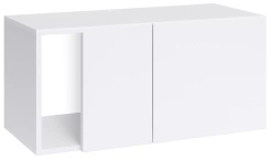 "ПРАГА" Джей антресоль угловая 1000 мм AU0410 белый - Евромебель - каталог товаров магазина Арктика