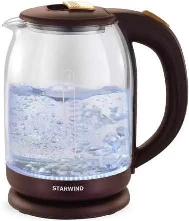 Чайник Starwind SKG1052 темно-коричневый/бронзовый - фото в интернет-магазине Арктика