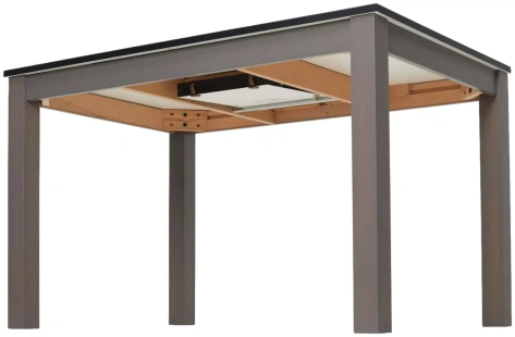 Стол обеденный TME-6932MBH (GREY STONE / GREY) - М-Сити - фото в интернет-магазине Арктика