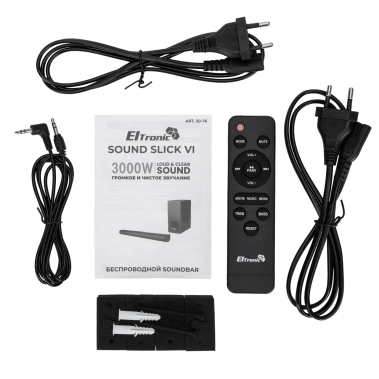 Саундбар Eltronic Sound Slick 6 Черный - фото в интернет-магазине Арктика