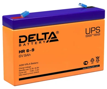 Батарея Delta 6V/9A HR6-9 - фото в интернет-магазине Арктика